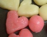簡単ラブリー♪もちもちやわらかハート団子作り方5写真