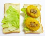 朝食＆ランチに♪チキンナゲット★サンド作り方5写真