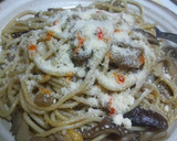 うまみたっぷりあさりときのこの和風パスタ作り方7写真