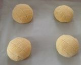 ☆ミルククリーム入りメロンパン☆作り方16写真