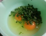 お弁当用ニラ玉作り方1写真
