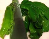 たけのことメカブの酢の物作り方1写真