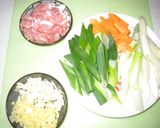豚肉とねぎの塩炒め作り方1写真