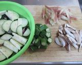 お父ちゃんが好きな夏の味噌汁作り方1写真