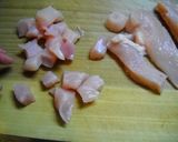 鶏ムネ肉とトマトとピーマンのキャセロール作り方1写真