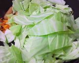 菜の花とキャベツの簡単☆和風スパ作り方7写真