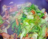 菜の花とキャベツの簡単☆和風スパ作り方8写真