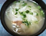 即席！新玉ねぎと豆腐のお味噌汁作り方2写真