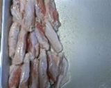 手羽中の甘酢あんかけ（鸡翅中甜醋勾芡）作り方1写真