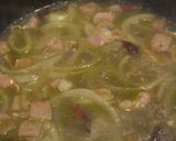 ディアブロ風スープスパ✿新玉葱&ベーコン作り方4写真