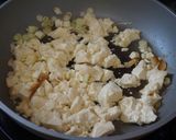 【男前レシピ】簡単！ニンニク炒り豆腐作り方3写真