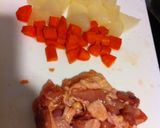 鶏肉・大根・人参のあったかスープ作り方1写真
