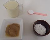 簡単♪もちもちごま豆腐作り方1写真