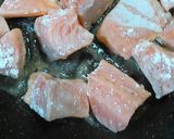 鮭とほうれん草の味噌クリーム煮作り方5写真