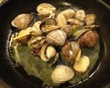 〜春〜浅利と菜の花のスパゲティ作り方2写真