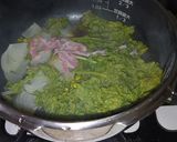 菜の花とろ～り豆乳スープ♪作り方6写真