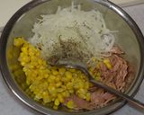 ツナ＆コーンぱん　朝食を食べよう２!!作り方3写真