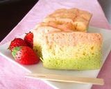 HMで抹茶あずきの2色蒸しパンケーキ作り方8写真