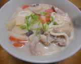 かす汁うどん作り方4写真