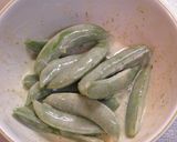 スナップエンドウの磯辺揚げ☆作り方3写真