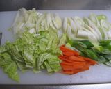 いわしの缶詰と野菜蒸し作り方1写真