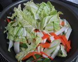いわしの缶詰と野菜蒸し作り方2写真