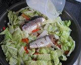 いわしの缶詰と野菜蒸し作り方4写真