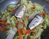いわしの缶詰と野菜蒸し作り方5写真
