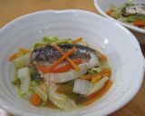いわしの缶詰と野菜蒸し作り方6写真