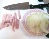 ほうれん草とベーコンのミルク煮作り方2写真