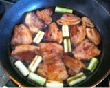 豚バラとネギの甘辛タレ焼き作り方6写真