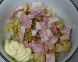 ひよこ豆とベーコンチーズのトースト作り方2写真