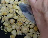 ひよこ豆とベーコンチーズのトースト作り方1写真