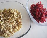 クランベリーと胡桃のＷショコラパン作り方1写真