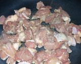 鶏モモ焼きねぎしめじのコロコロ炒め！作り方2写真