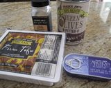 オリーブとお豆腐のスクランブル作り方1写真