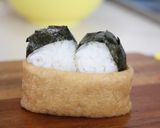 ひな祭りキャラ弁*ひな稲荷寿司作り方2写真