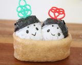 ひな祭りキャラ弁*ひな稲荷寿司作り方4写真