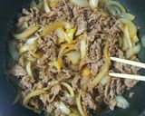 吉野家風味+α★うちの豚丼作り方5写真