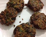 ほうれん草と玉ねぎのかき揚げ／フリッター作り方9写真