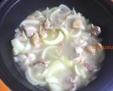 鶏と玉ねぎの簡単鍋作り方5写真