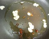 からし水菜とハムのパスタ作り方1写真