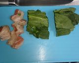 簡単ほうれん草炒飯作り方1写真