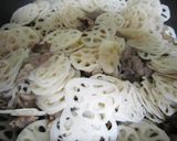 牛肉とれんこんのきんぴら作り方4写真