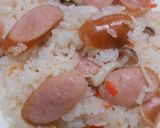 ウインナーとしめじと人参の炊き込みご飯作り方10写真