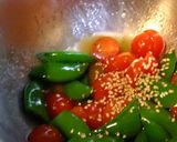 プチトマトとスナップエンドウのナムル作り方2写真