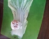 ロール白菜のトマト煮　大豆とはんぺん入り作り方3写真