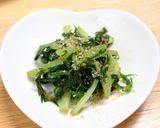スピードクッキング♪水菜のレンジ蒸し作り方5写真