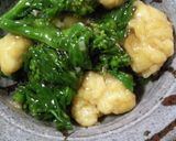 鯛と菜の花のとろっと和風炒め♥作り方5写真