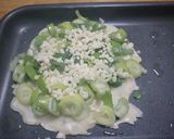 ホルモン入りねぎ焼き（お好み焼き風）作り方3写真